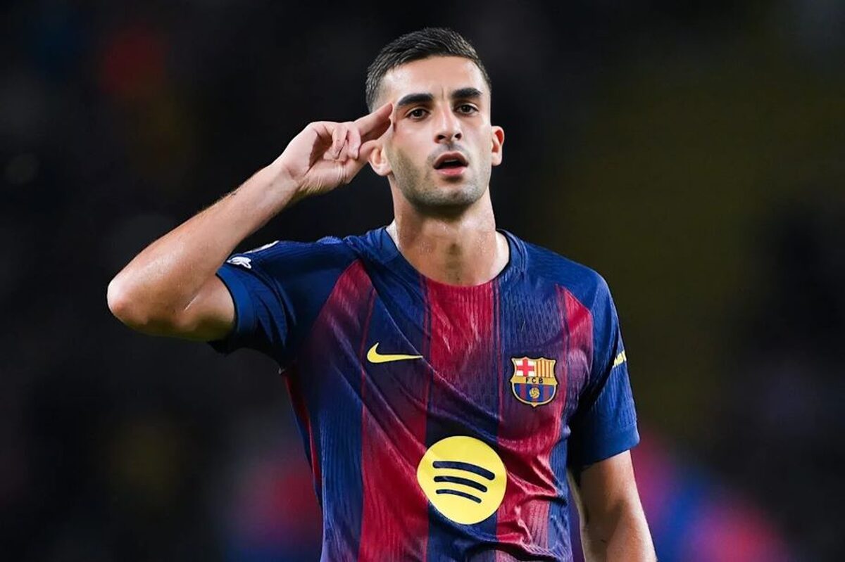 Ferran Torres u dresu Barcelone tokom utakmice