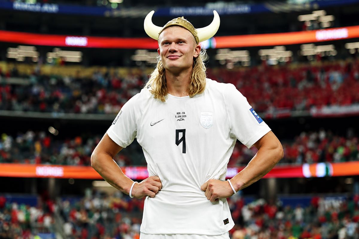 Erling Haaland slavi pogodak za Norvešku na Svjetskom prvenstvu 2026